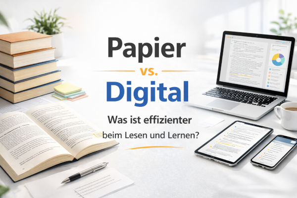 Papier oder Digital: Was ist effizienter beim Lesen und Lernen? Papier oder Digital: Was ist effizienter beim Lesen und Lernen?