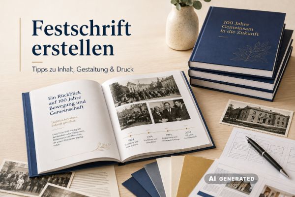 Festschrift erstellen: Tipps zu Inhalt, Gestaltung & Druck Festschrift erstellen: Tipps zu Inhalt, Gestaltung & Druck