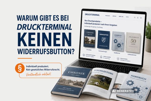 Warum gibt es bei DRUCKTERMINAL keinen Widerrufsbutton? Warum gibt es bei DRUCKTERMINAL keinen Widerrufsbutton?